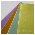 Smooth Texture Faux Leather Sheets Glitter